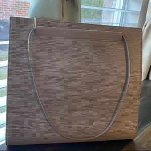 Louis Vuitton Gray Lilac Saint Tropez Epi Leather Bag And Wallet